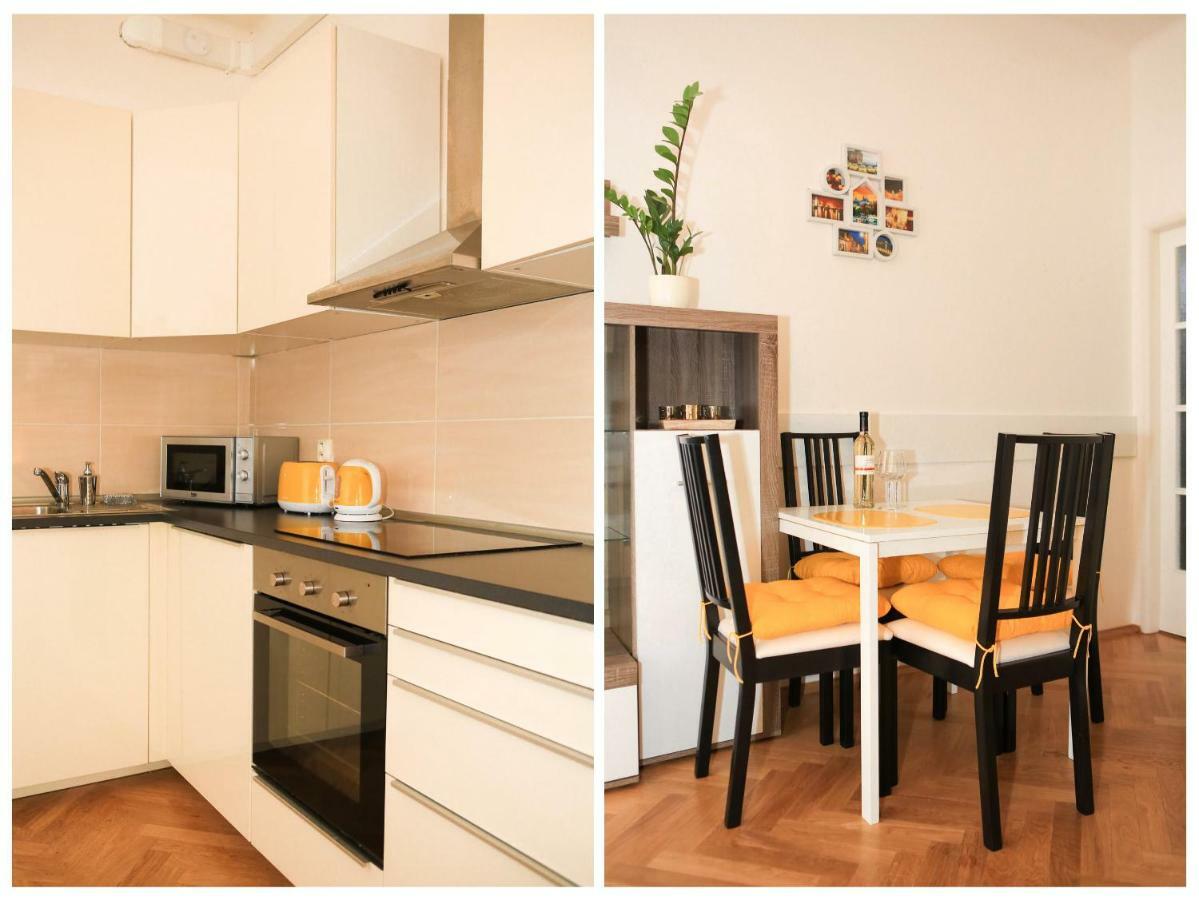 Yellow Apartment Few Steps From Metro Praha Bagian luar foto
